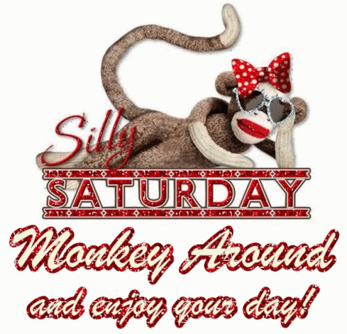 Sunny Silly Saturday Just Monkey Around GIF