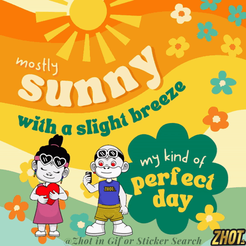 Sunny With A Slight Breeze Poster GIF