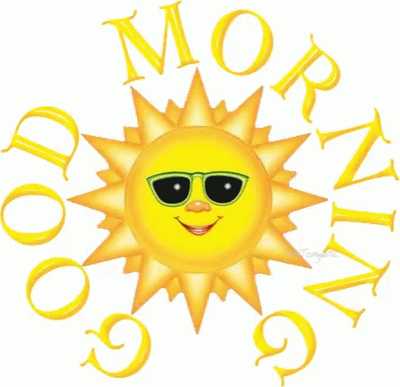 Sunrise Cool Shades GIF