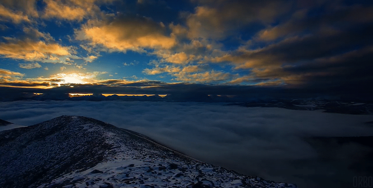 Sunrise In Tibet GIF
