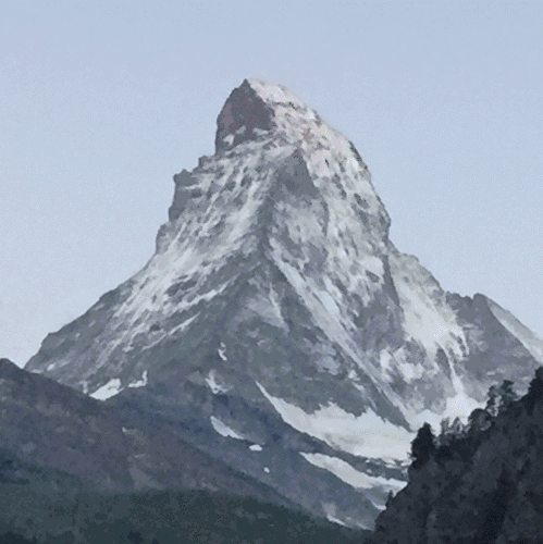 Sunrise Over The Mountain GIF