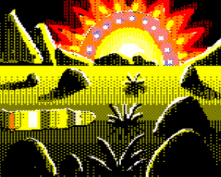 Sunrise Pixel Art GIF