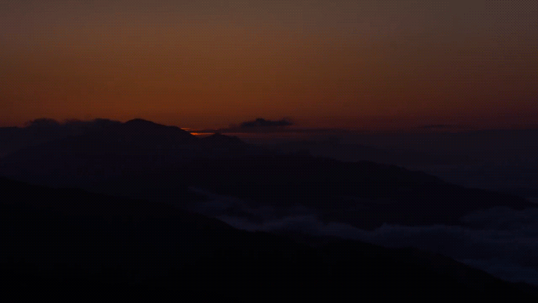 Sunrise Sea Of Clouds GIF