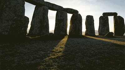 Sunrise Stonehenge Salisbury Plain GIF