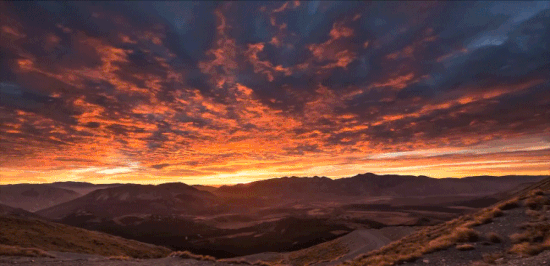 Sunrise Time Lapse Sky Clouds GIF