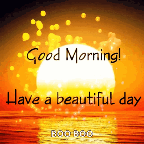 Sunset Good Morning Have A Beautiful Day Boo Boo GIF
