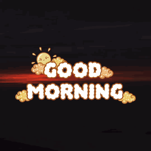 Sunset Good Morning GIF