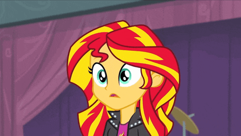 Sunset Shimmer Cute Smile Gif GIF