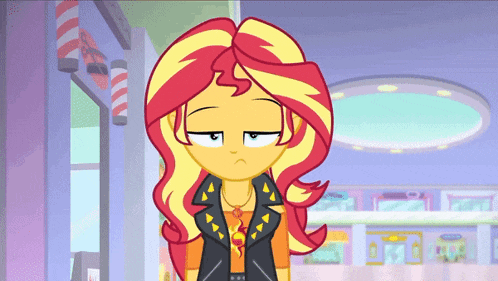 Sunset Shimmer Not Amused Gif GIF