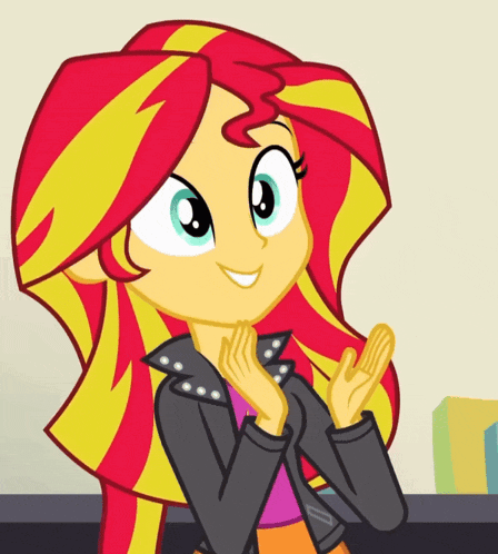 Sunset Shimmer Smile Gif GIF