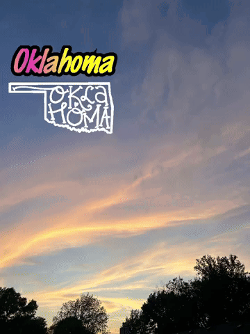 Sunset With Oklahoma in the Sky