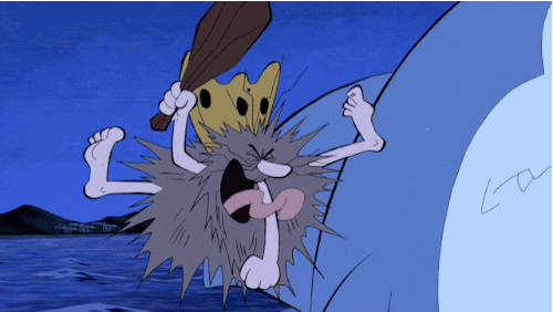 Super Angry Captain Caveman GIF
