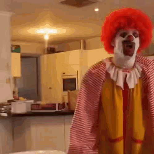 Super Angry Ronald Mcdonald GIF