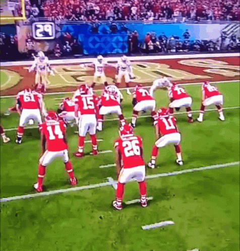 Super Bowl Kick Off Game Loop GIF