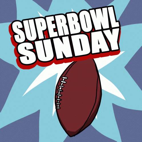 Super Bowl Sunday Wear Face Mask Digital Art GIF