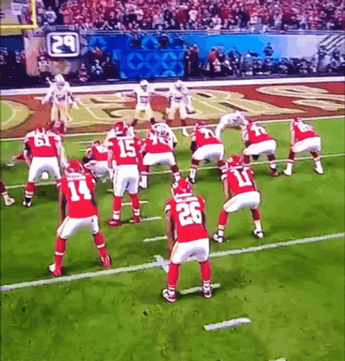 Super Bowl Kick Off Game Loop GIF