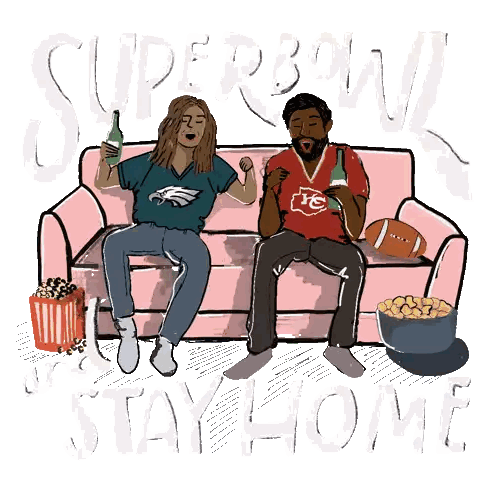 Super Bowl Stay Home