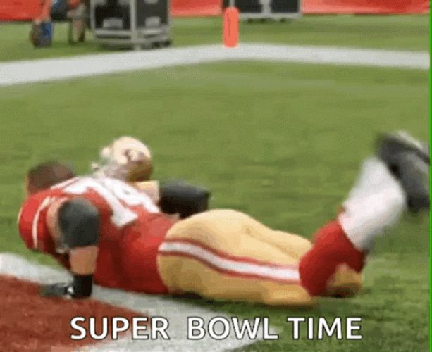 Super Bowl Time Brock Purdy Push Up GIF