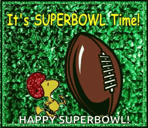 Super Bowl Time Woodstock Baseball GIF