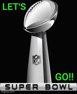 Super Bowl Trophy Lets Go