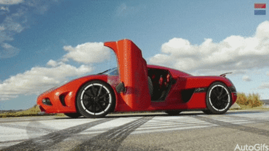 Super Car Auto Door Koenigsegg Agera GIF
