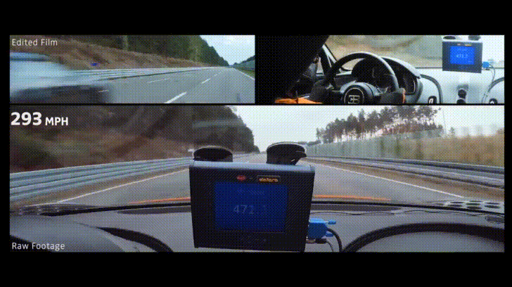 Super Car Bugatti Chiron Speed GIF