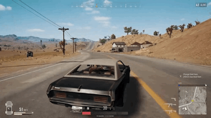 Super Car Kill Pubg Online Game GIF