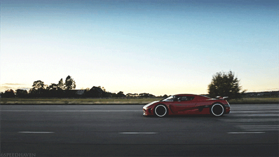 Super Car Koenigsegg Video Game GIF