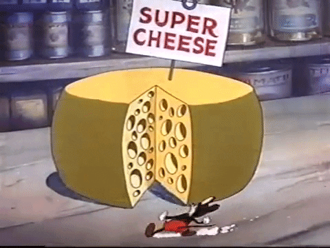 Super Cheese Mighty Mouse GIF