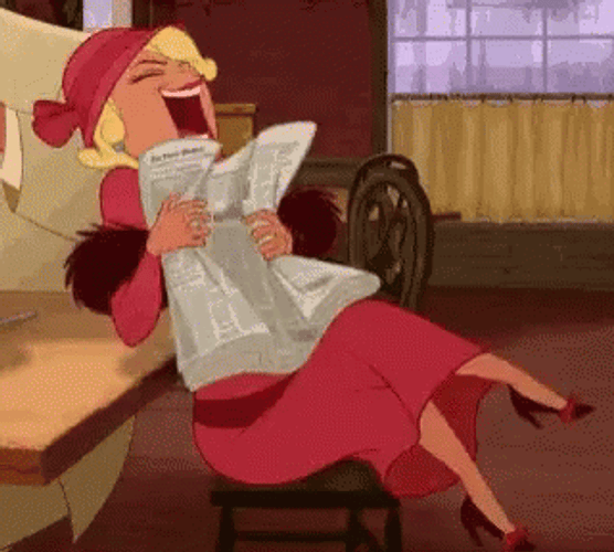 Super Excited Charlotte Laughing GIF