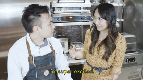 Super Excited Lee Kum Kee Cooking GIF