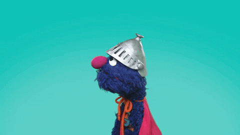 Super Grover Wants To Fly Muppets GIF