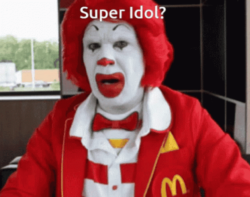Super Idol Ronald Mcdonald GIF