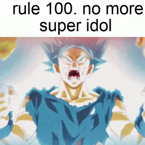 Super Idol Goku Super Saiyan GIF