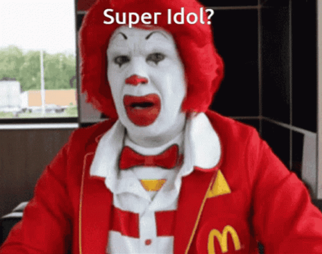 Super Idol Ronald McDonald GIF