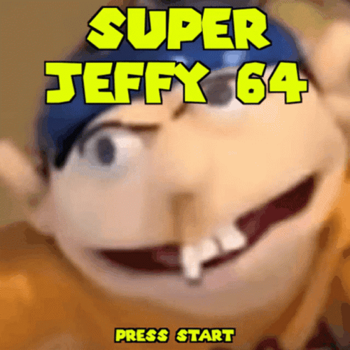 Super Jeffy Angry Face GIF