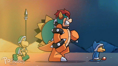 Super Mario Animation Phonk Walk GIF