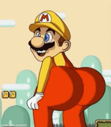 Super Mario Funny Twerk GIF