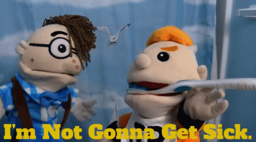 Super Mario Logan Not Sick GIF