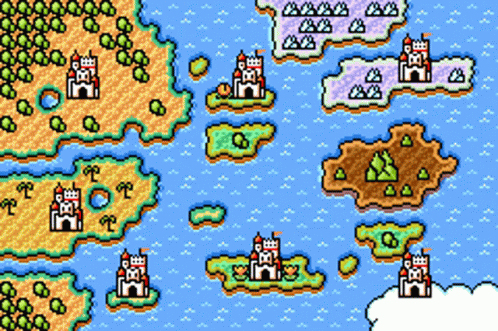 Super Mario Mushroom World GIF