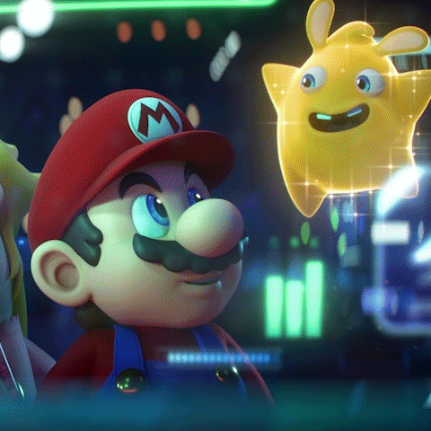 Super Mario Odyssey And Rabbids GIF