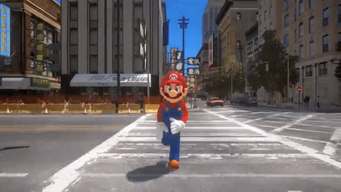 Super Mario Odyssey Failed Flip GIF