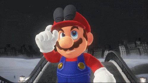 Super Mario Odyssey Throwing Boomerang Hat GIF