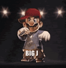 Super Mario Rap As Big J GIF