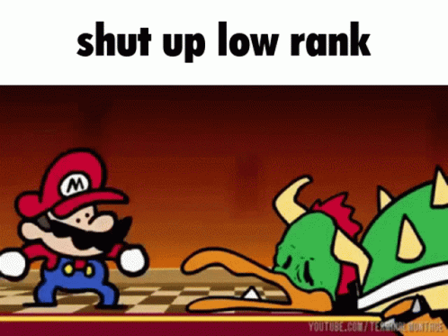 Super Mario Shut Up Low Rank GIF