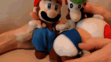 Super Mario Stuffed Toy Spank GIF