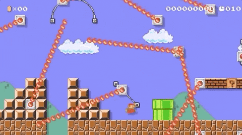 Super Mario Successfully Finished Hard Level GIF