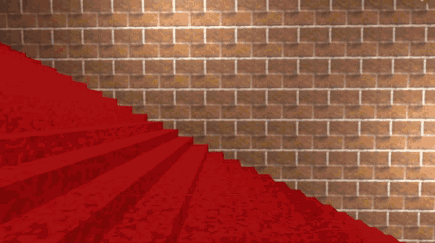 Super Mario Tripped Falling Down Stairs GIF