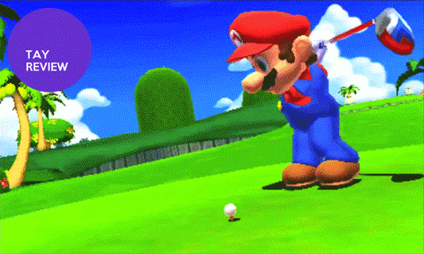 Super Mario World Golf GIF
