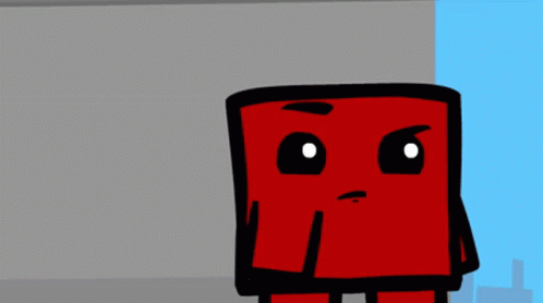 Super Meat Boy Comforting GIF